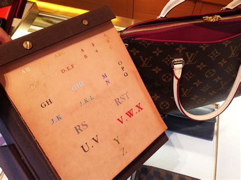 louis vuitton hot stamping options